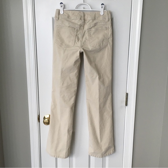 London Jean Cream Corduroy Pants (size 2, short, low-rise) - Picture 2 of 10